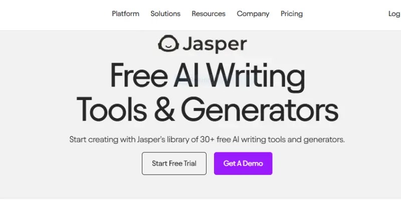 Jasper AI content creation platform